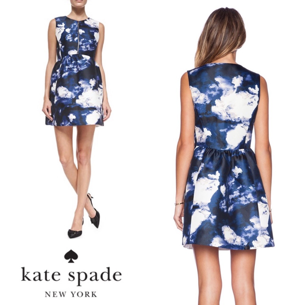 Kate Spade Ethereal Cloud Silver Lining Dress ✨